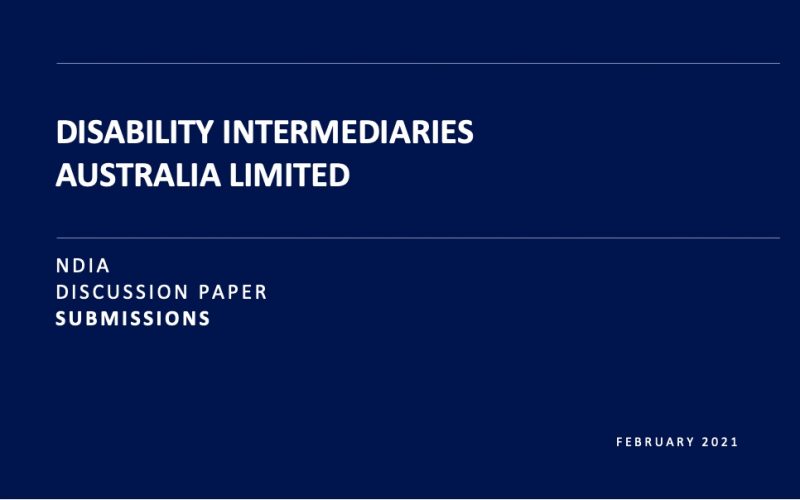 DIA RESPONDS TO NDIA DISCUSSION PAPERS