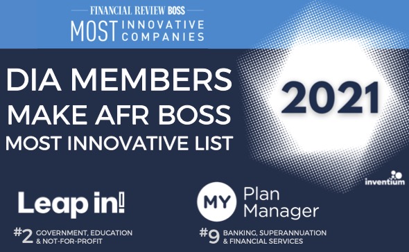 DIA MEMBERS SHINE ON AFR INNOVATION LIST