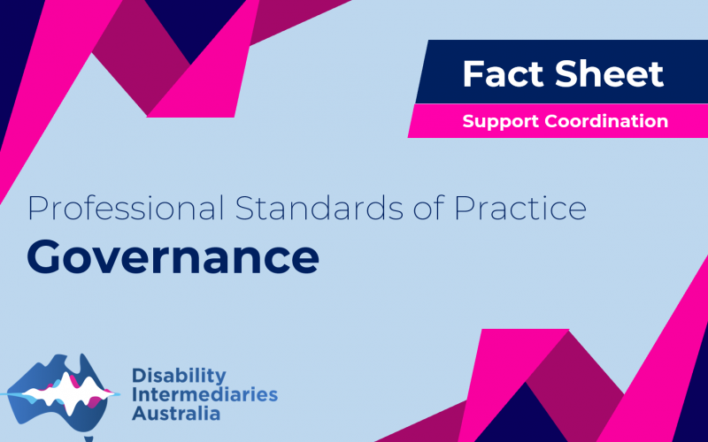 SUPPORT COORDINATION FACT SHEET – GOVERNANCE