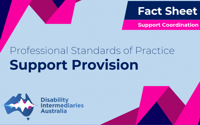SUPPORT COORDINATION FACT SHEET – SUPPORT PROVISION