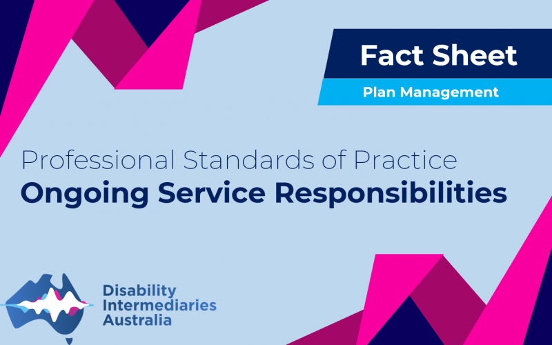 PLAN MANAGEMENT FACT SHEET – ONGOING SERVICE RESPONSIBILITIES