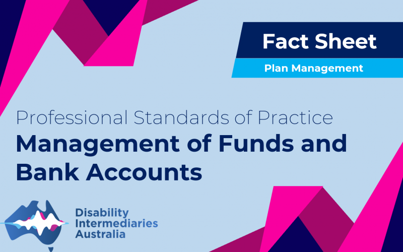 PLAN MANAGEMENT FACT SHEET – MANAGEMENT OF FUNDS AND BANK ACCOUNTS