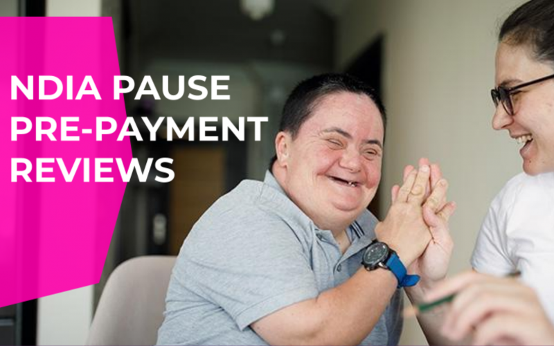 NDIA PAUSE PRE-PAYMENT REVIEWS AFTER DIA INTERVENTION