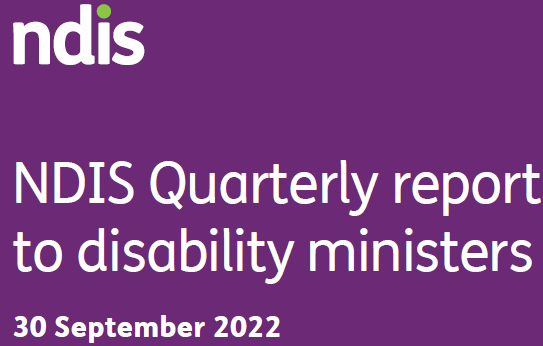 2022-23 NDIS Q1 QUARTERLY REPORT