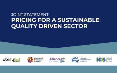 JOINT STATEMENT: PRICING FOR A SUSTAINABLE QUALITY DRIVEN SECTOR