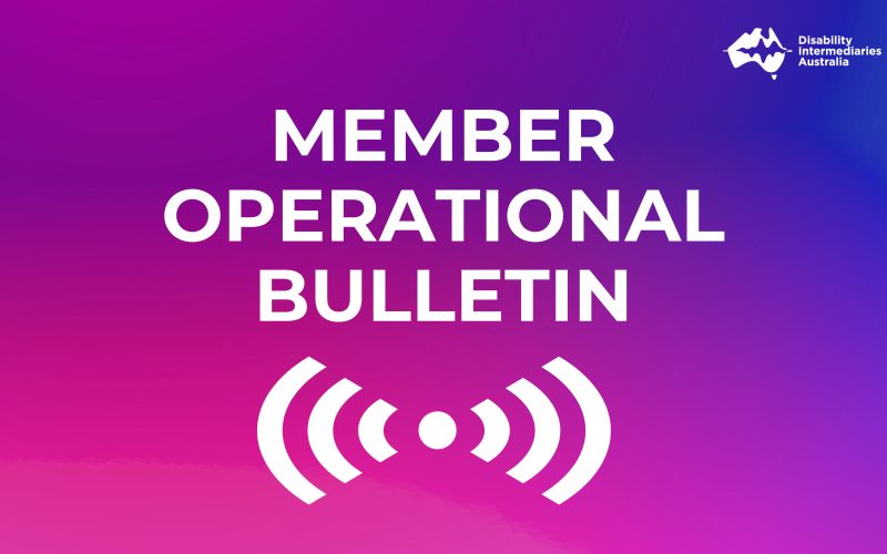 Operational Bulletin: Invoicing for Supports