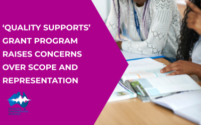 NDIA’s Quality Supports Grant Program raises concerns over scope and representation