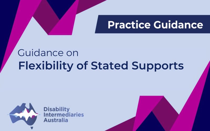 Practice Guidance – Flexibility of Stated Supports