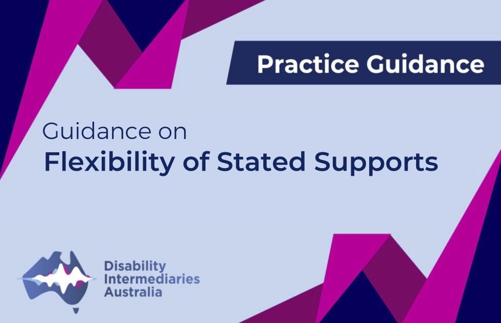 Stateeed Practice Guidance - Flexibility of Stated Supports | DIA